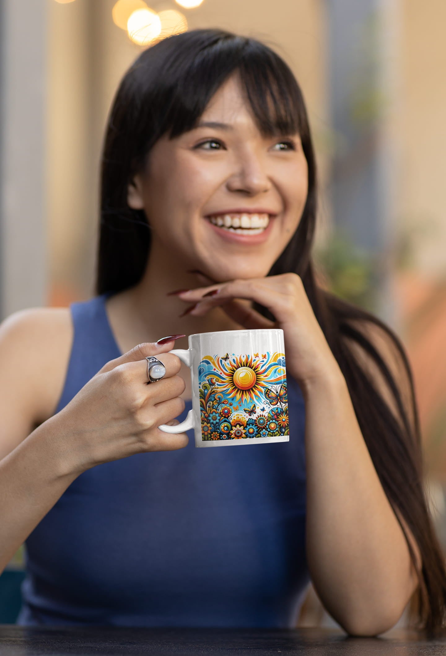 Embrace of the Sun Mug | Energize Your Day with Joy and Light | Ceramic Mug 11oz